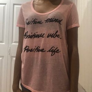 Sheer motivational tee